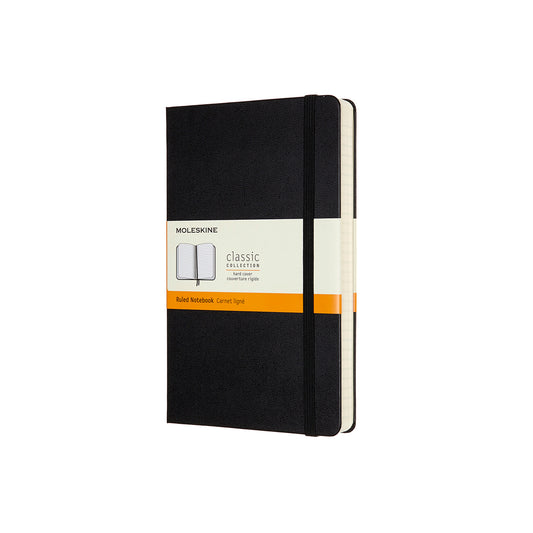 Moleskine Classic Hard Cover - Large - Black - Ruled