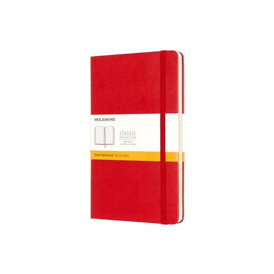 Moleskine Classic Hard Cover - Large - Scarlet Red - Ruled