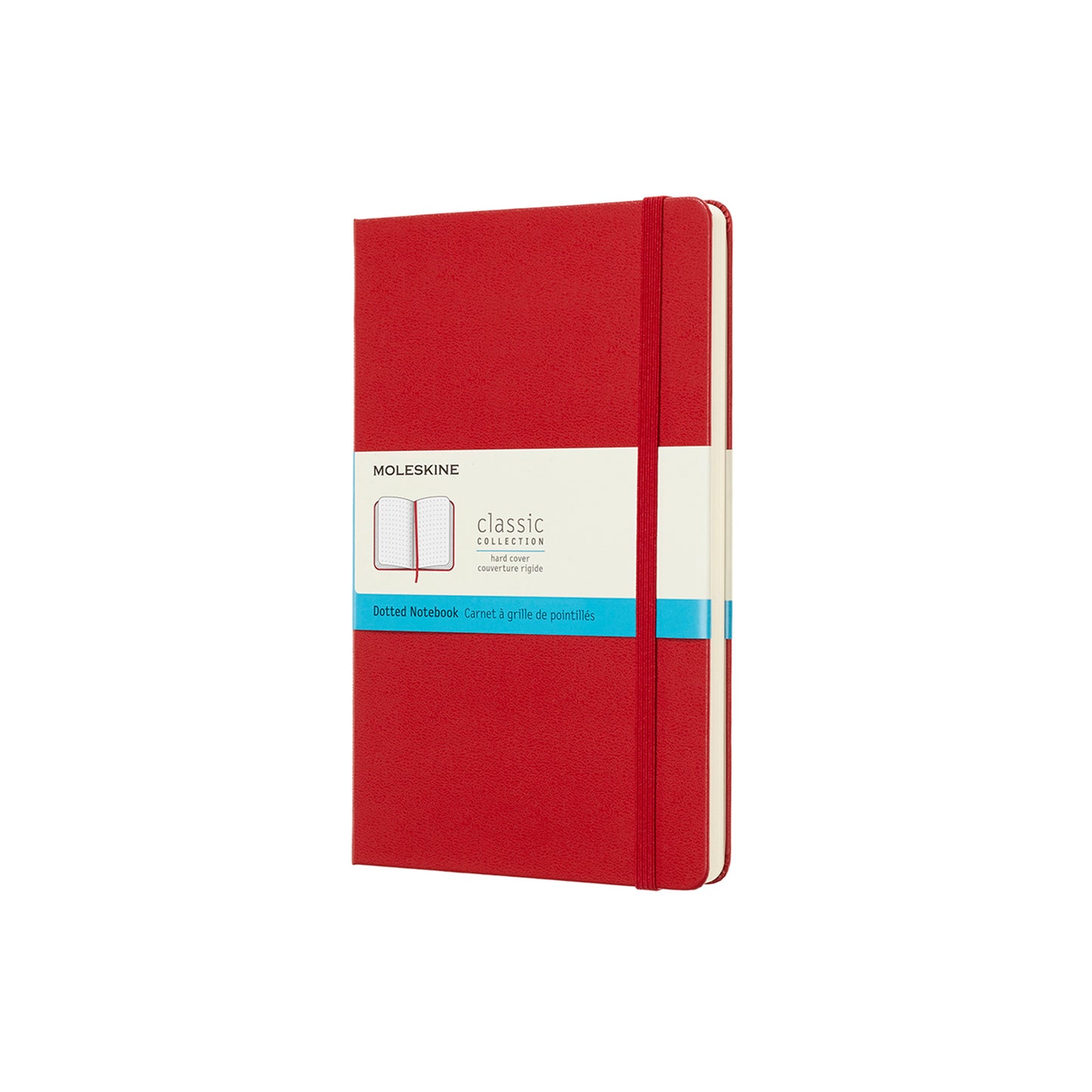 Moleskine Classic Hard Cover - Large - Scarlet Red - Dot Grid