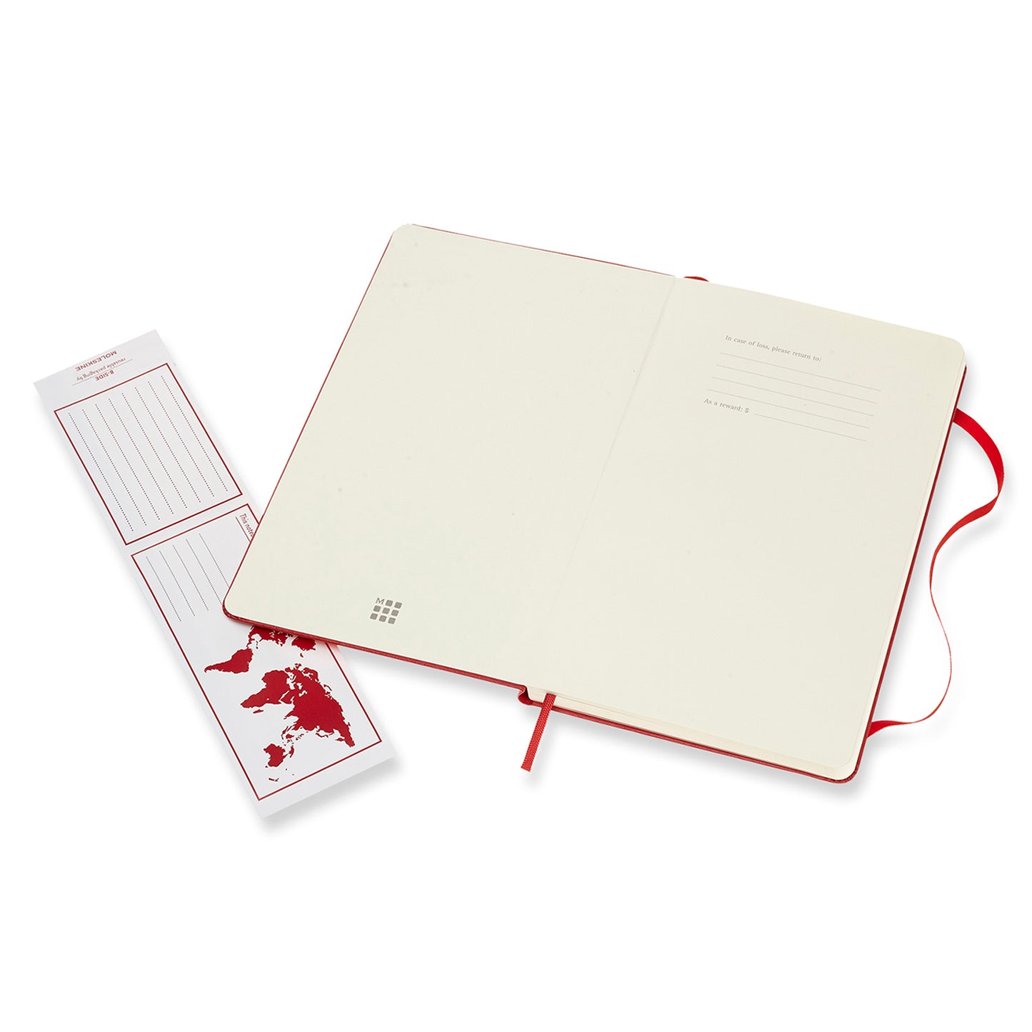 Moleskine Classic Hard Cover - Large - Scarlet Red - Dot Grid